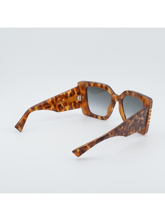 Gucci GG2039S 004 Sunglasses Havana Butterfly Frame, Grey Gradient Lenses main image 2